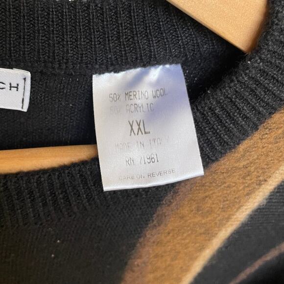 Vintage Bachrach Coogi Style Sweater | US Large, Wool Blend, Italy, 90s Abstract - Picture 5 of 6